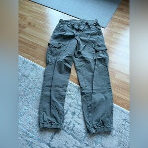 Cargo Jogger Pants - Olive Green